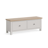 Elmstead Grey Large 2 Drawer Bench