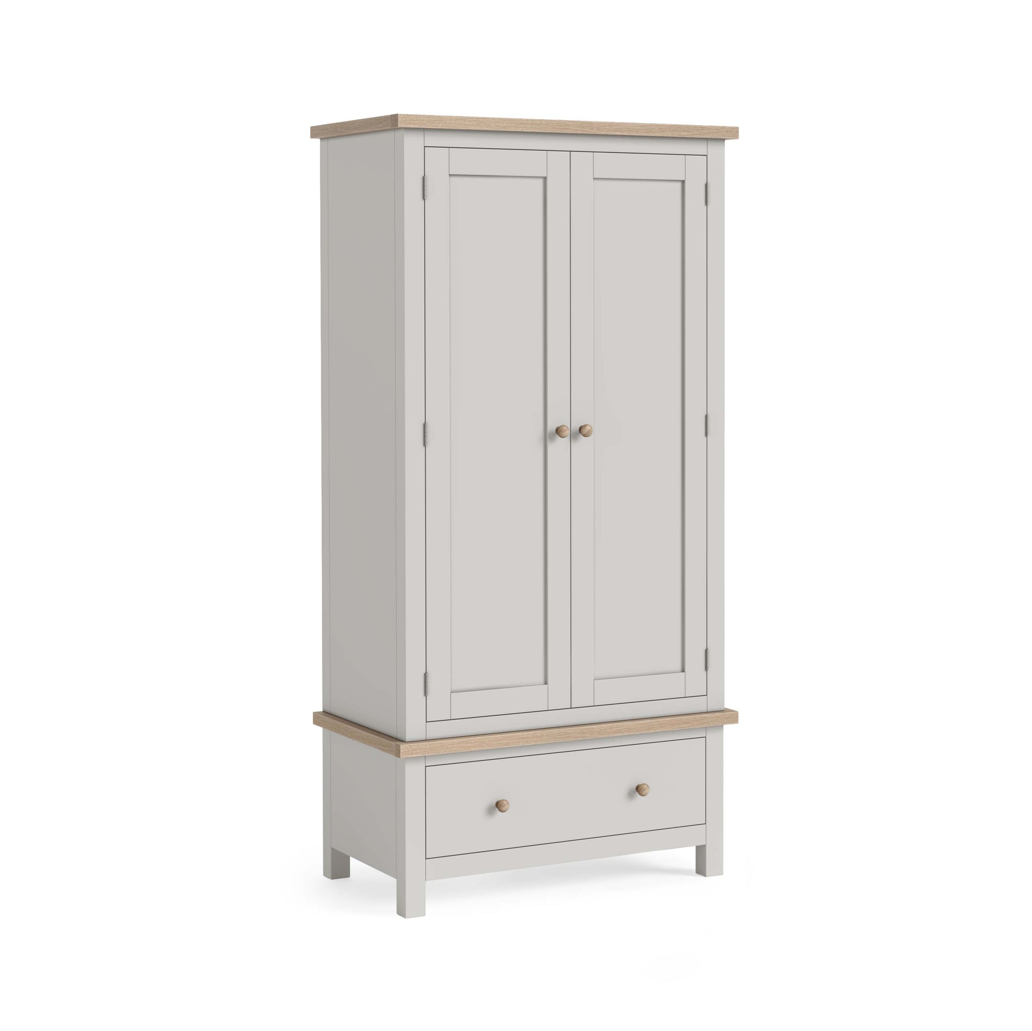 Elmstead Wardobe - Gents Wardrobe Stone Grey