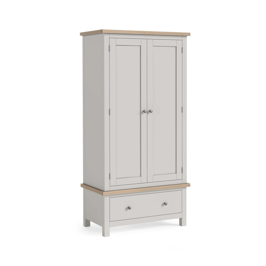 Elmstead Wardobe - Gents Wardrobe Stone Grey