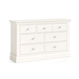 Aria White 3 Over 4 Drawer Chest