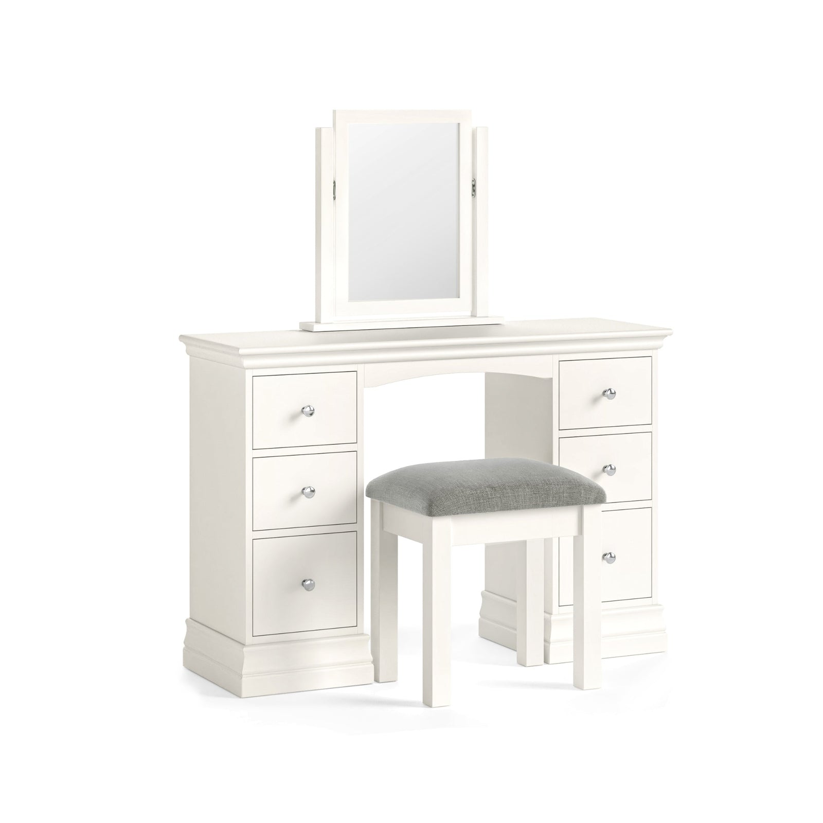 Aria White Vanity Mirror - Vanity Mirror Coconut Milk Sterling Home 2