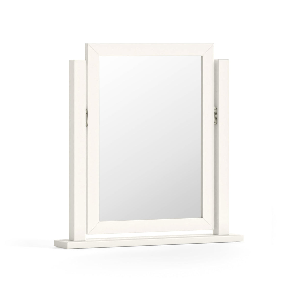 Aria White Vanity Mirror - Vanity Mirror Coconut Milk Sterling Home 1