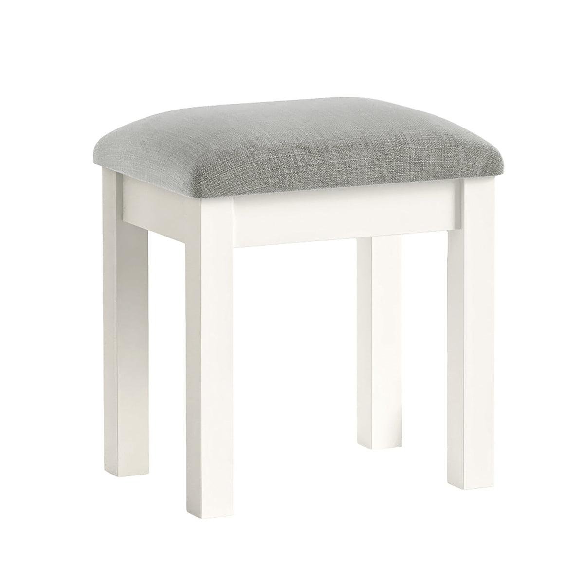 Aria White Stool - Stool Coconut Milk Sterling Home 1