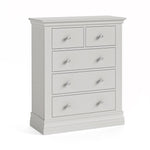 Aria Grey 2 Over 3 Drawer Chest - 2 Over 3 Chest Light Grey Sterling Home 1