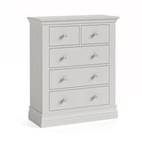 Aria Grey 2 Over 3 Drawer Chest