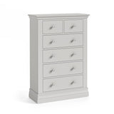Aria Grey 2 Over 4 Drawer Chest