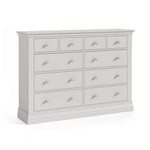 Aria Grey 4 Over 6 Drawer Chest - 4 Over 6 Chest Light Grey Sterling Home 1
