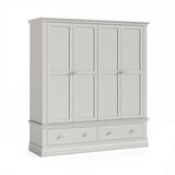 Aria Grey 4 Door Wardrobe