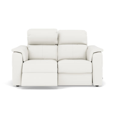 Nicoletti Giacomo 2 Seater Recliner Sofa - 2 Seater Sofa Power Recl Lumber Support CK Botero - Power With Power Headrest Footrest Lumbar & USB 2 Seater Sofas Sterling Home 1 Botero 2153 Bianco