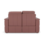 Nicoletti Giacomo 2 Seater Recliner Sofa - 2 Seater Sofa Power Recl Lumber Support CB Torello - Power with Power Headrest and Power Lumbar