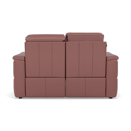 Nicoletti Giacomo 2 Seater Recliner Sofa - 2 Seater Sofa Power Recl Lumber Support CB Torello - Power with Power Headrest and Power Lumbar