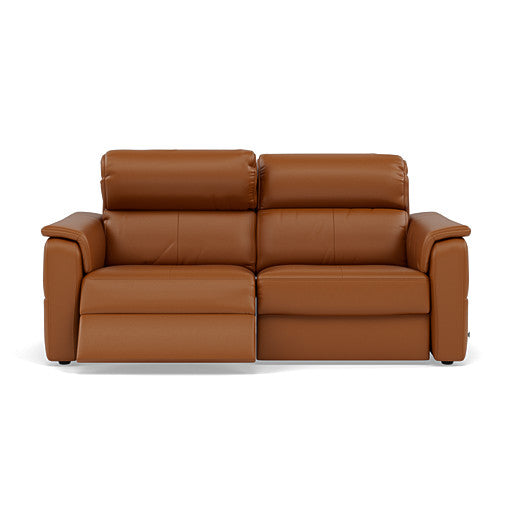 Nicoletti Giacomo 3 Seater Recliner Sofa - 3 Seater Sofa Power Recl Lumber Support CK Botero - Power with Power Headrest and Power Lumbar