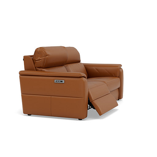 Nicoletti Giacomo 3 Seater Recliner Sofa - 3 Seater Sofa Power Recl Lumber Support CK Botero - Power with Power Headrest and Power Lumbar