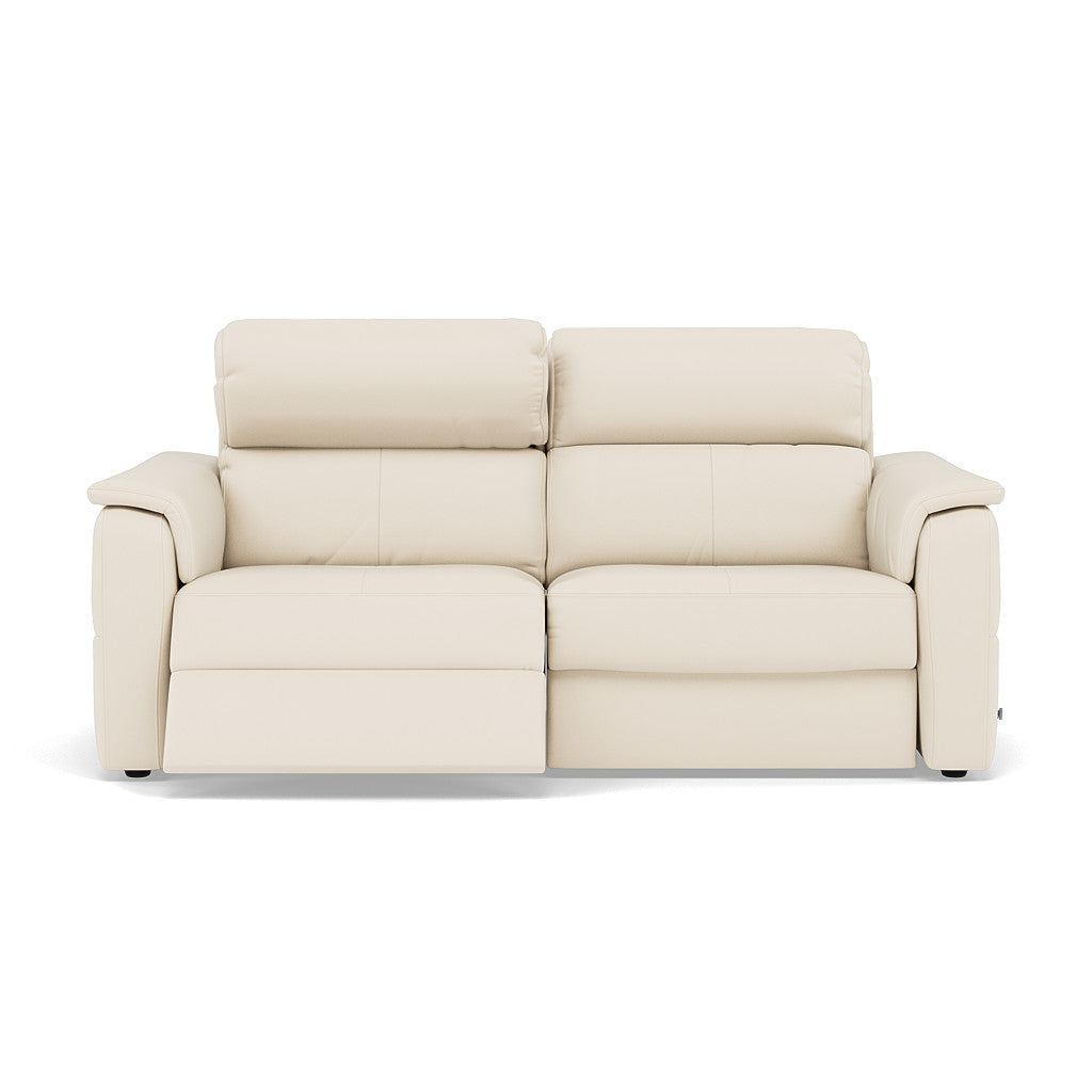 Nicoletti Giacomo 3 Seater Recliner Sofa - 3 Seater Sofa Power Recl Lumber Support CB Torello - Power With Power Headrest Footrest Lumbar & USB 3 Seater Sofas Sterling Home 3 Torello PS Bianco 93
