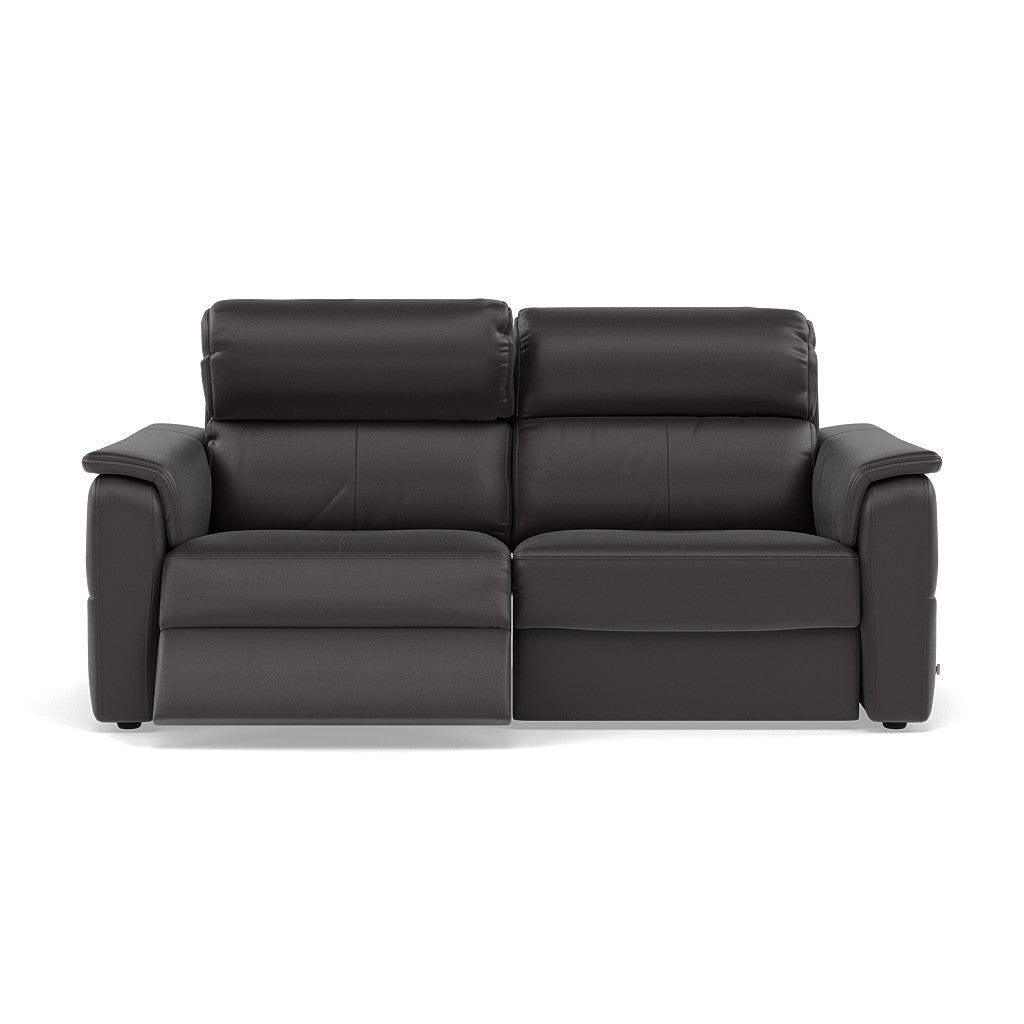Nicoletti Giacomo 3 Seater Recliner Sofa - 3 Seater Sofa Power Recl Lumber Support CB Torello - Power With Power Headrest Footrest Lumbar & USB 3 Seater Sofas Sterling Home 5 Torello PS Chocol -S 91