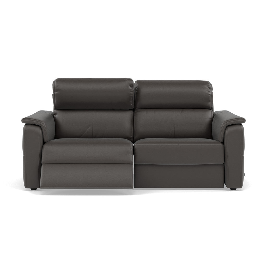 Nicoletti Giacomo 3 Seater Recliner Sofa - 3 Seater Sofa Power Recl Lumber Support CB Torello - Power With Power Headrest Footrest Lumbar & USB 3 Seater Sofas Sterling Home 8 Torello PS Grigio Scuro 327