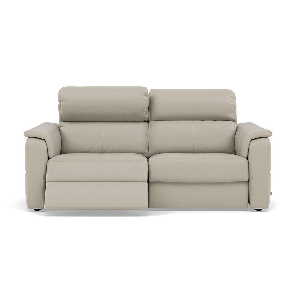 Nicoletti Giacomo 3 Seater Recliner Sofa - 3 Seater Sofa Power Recl Lumber Support CB Torello - Power With Power Headrest Footrest Lumbar & USB 3 Seater Sofas Sterling Home 7 Torello PS Tortora 328