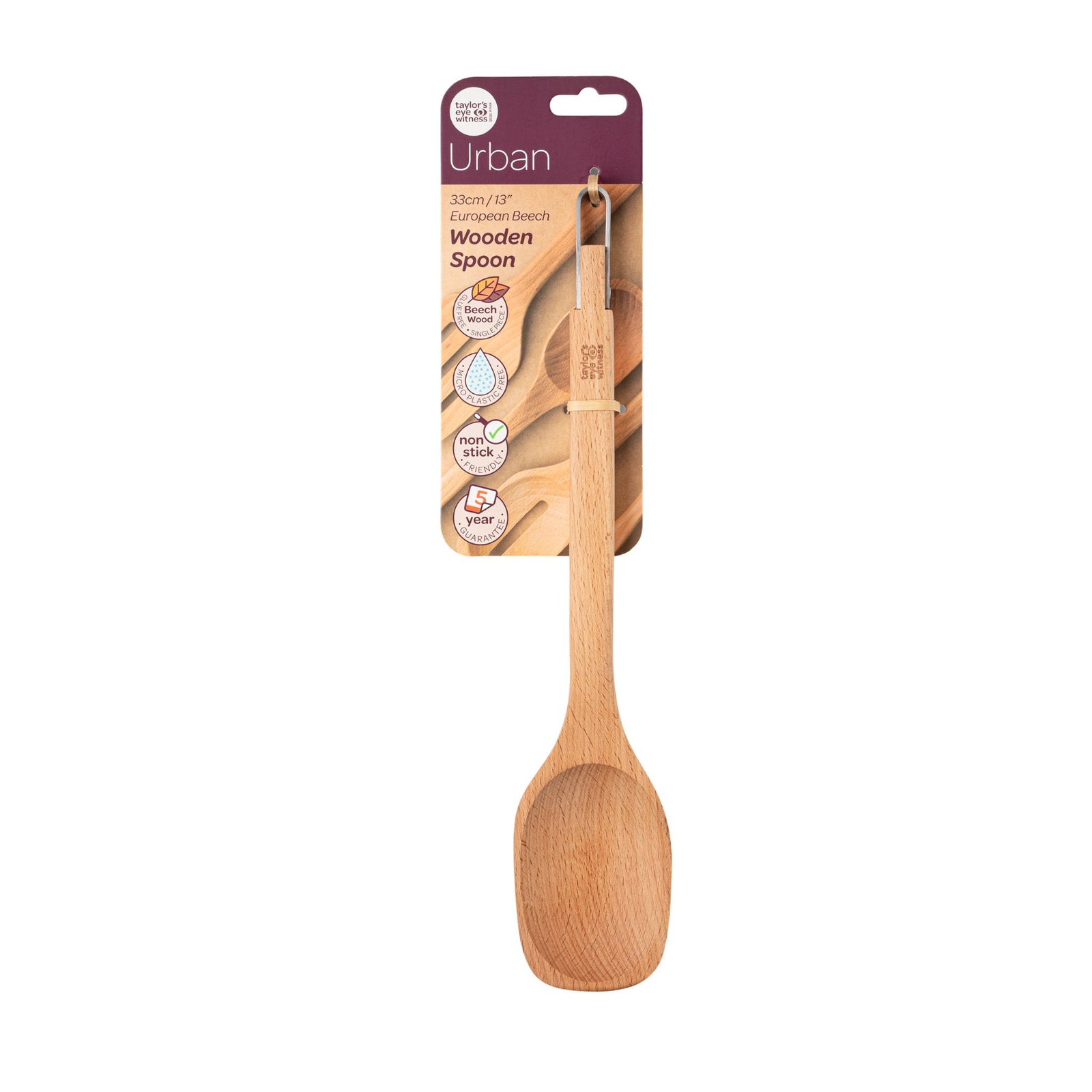 Urban Serving Spoon Beechwood - Urban Serving Spoon Beechwood