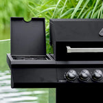 Stealth 4 Burner With Side Burner Black - Stealth 4 Burner with Side Burner - Black Sterling Home 3
