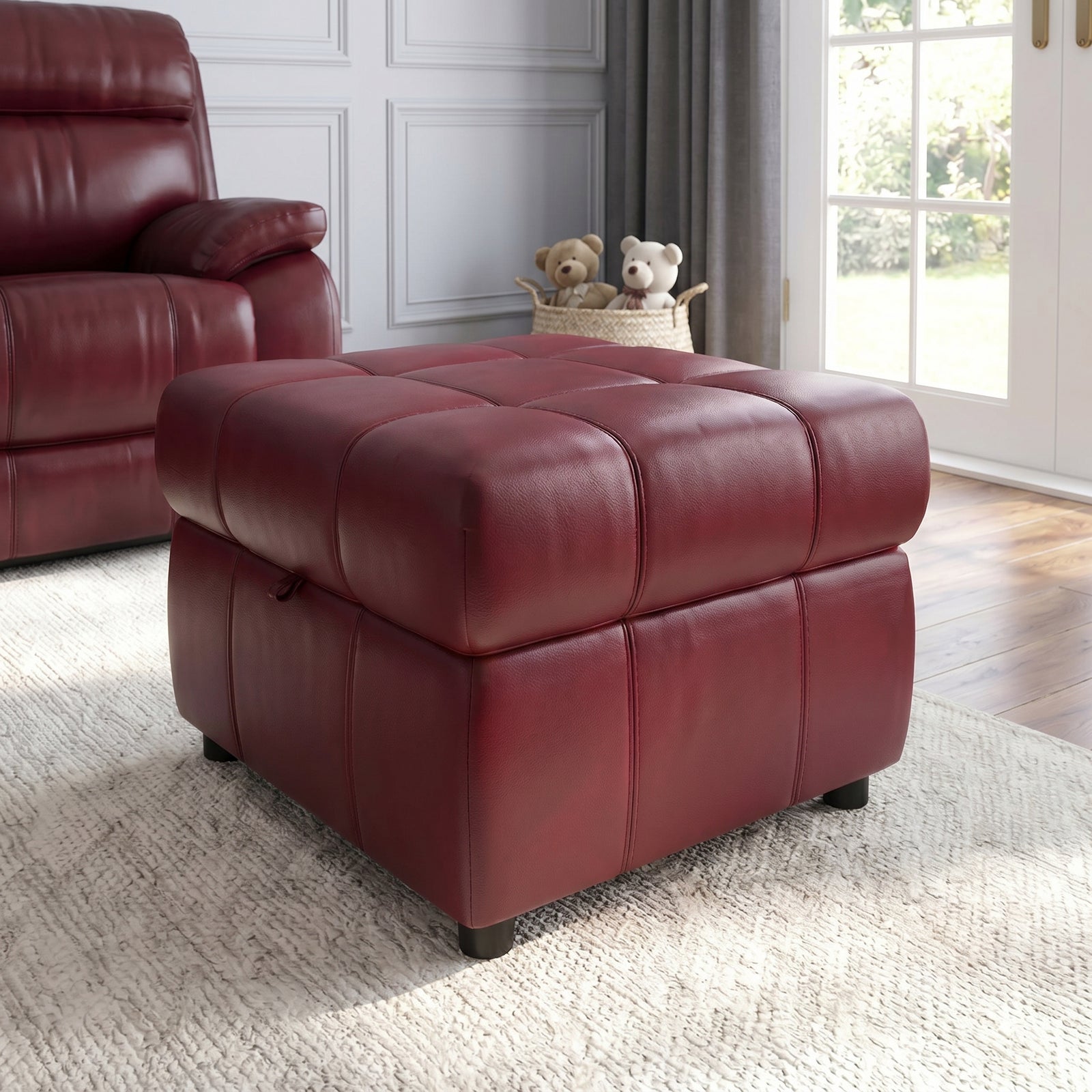 Galaxy Storage Footstool - Storage Foostool Cat 20S Footstools Sterling Home 2