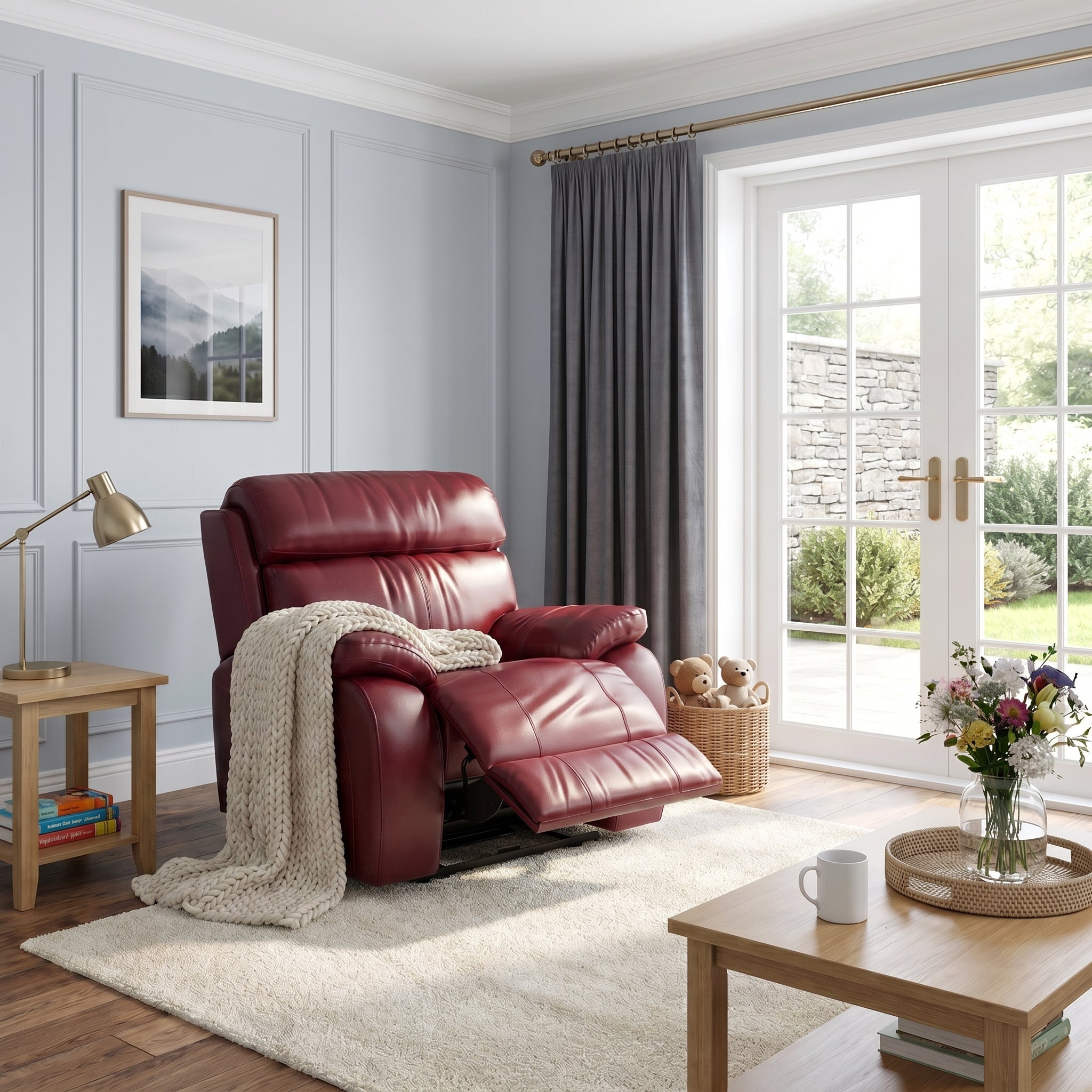 Galaxy Recliner Armchair - Manual Recliner Chair Cat 20S - Manual Recliner Sterling Home 2