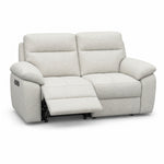 Nicoletti Vivaldi 2 Seater Recliner Sofa - 2 Seater Double Power Recliner NA/NE - Power Recliner with USB-C 2 Seater Sofas Sterling Home 1 Gaston 701 Bianco