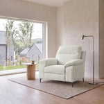 Nicoletti Vivaldi Armchair On Legs  - Chair on Legs NA/NE — Gaston 701 Bianco, gallery image 1