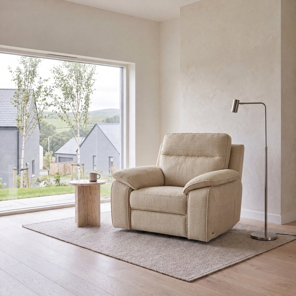 Nicoletti Vivaldi Armchair - Chair NA/NE — Gaston 704 Avorio, gallery image 1