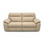 Nicoletti Vivaldi 3 Seater Recliner Sofa - 3 Seater Double Power Recliner NA/NE - Power Recliner with USB-C 3 Seater Sofas Sterling Home 2 Gaston 704 Avorio