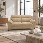 Nicoletti Vivaldi 2 Seater Sofa On Legs - 2 Seater Sofa on Legs NA/NE — Gaston 7104 Beige, gallery image 1