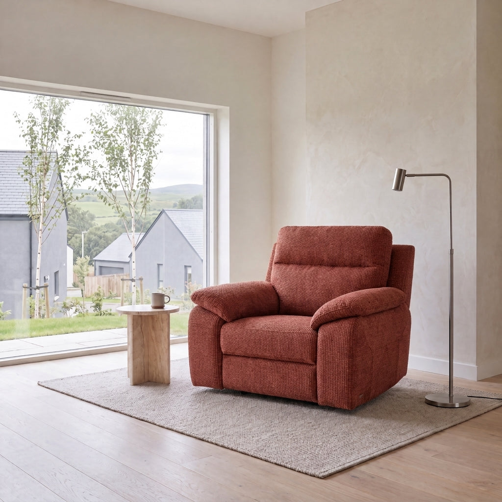 Nicoletti Vivaldi Armchair - Chair NA/NE — Gaston 713 Amaranto, gallery image 1