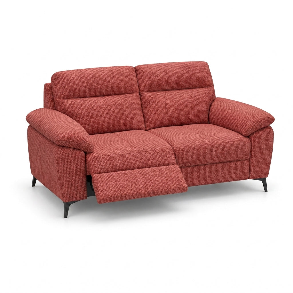 Nicoletti Vivaldi 2 Seater Recliner Sofa On Legs - 2 Seater Double Power Recliner on Legs NA/NE - Power Recliner with USB-C 2 Seater Sofas Sterling Home 3 Gaston 713 Amaranto