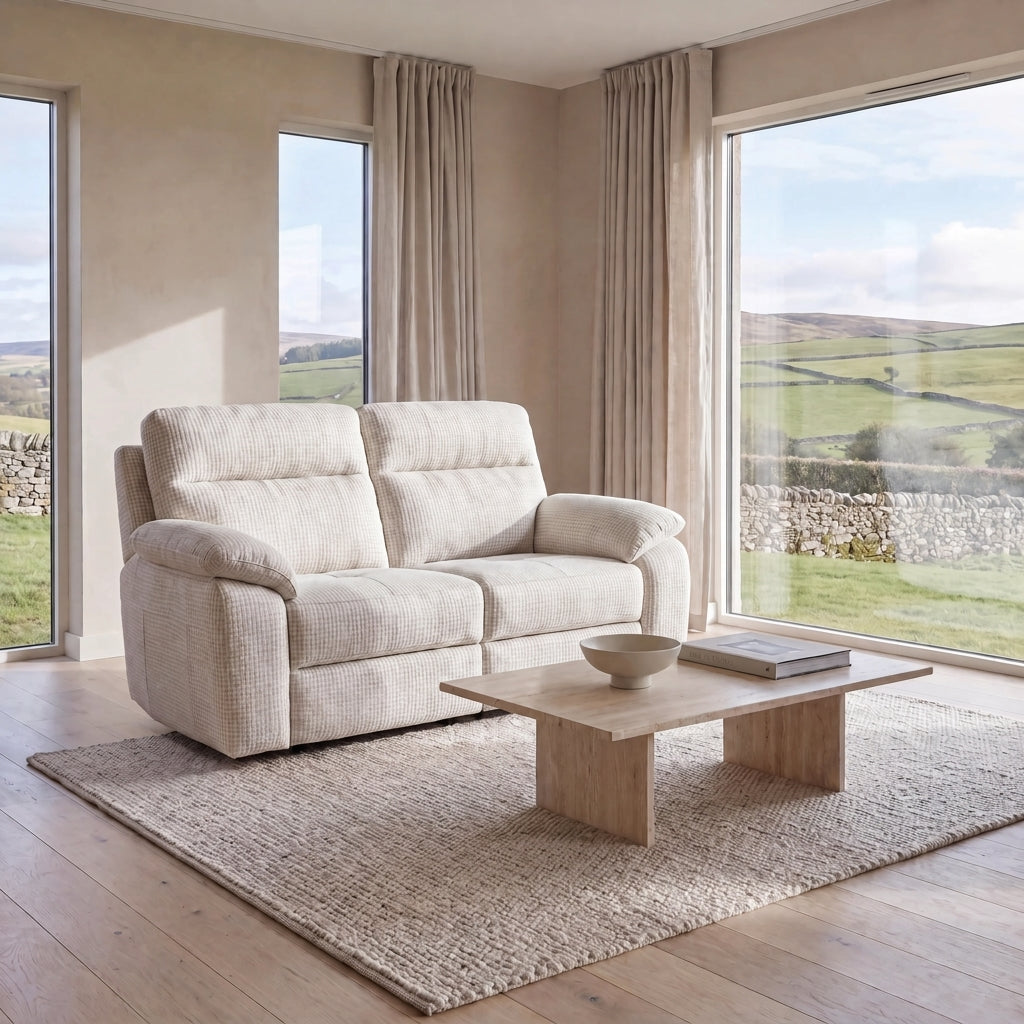 Nicoletti Vivaldi 2 Seater Sofa    - 2 Seater NA/NE — Gaston 714 Grigio, gallery image 1