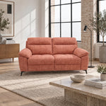 Nicoletti Vivaldi 2 Seater Sofa On Legs - 2 Seater Sofa on Legs NA/NE — Gaston 724 Corallo, gallery image 1