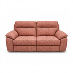 Nicoletti Vivaldi 3 Seater Recliner Sofa - 3 Seater Double Power Recliner NA/NE - Power Recliner with USB-C 3 Seater Sofas Sterling Home 6 Gaston 724 Corallo
