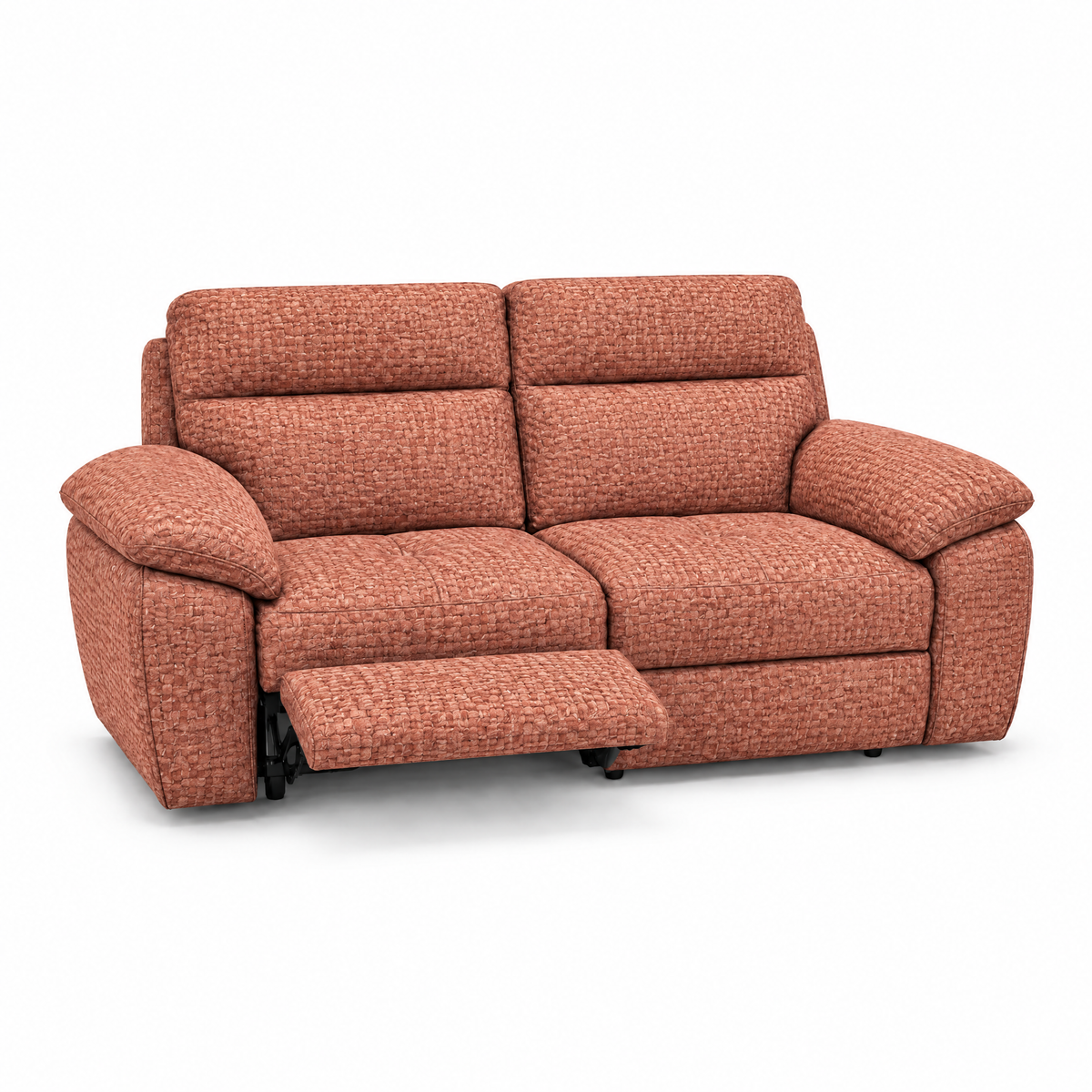 Nicoletti Vivaldi 3 Seater Recliner Sofa    - 3 Seater Double Power Recliner NA/NE  - Power Recliner with USB-C — Gaston 724 Corallo, gallery image 2
