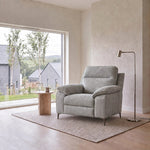Nicoletti Vivaldi Armchair On Legs  - Chair on Legs NA/NE — Gaston 724 Visone, gallery image 1
