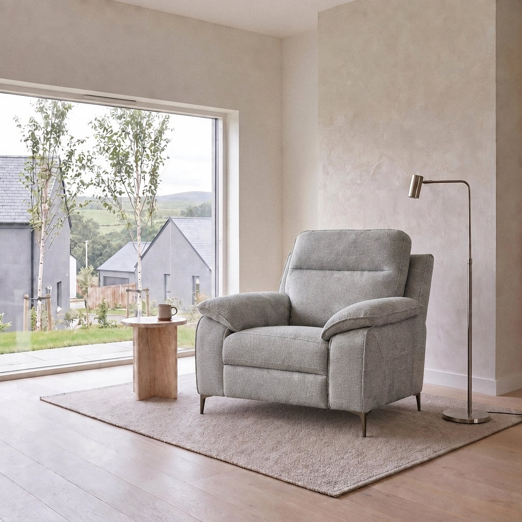 Nicoletti Vivaldi Armchair On Legs  - Chair on Legs NA/NE — Gaston 724 Visone, gallery image 1