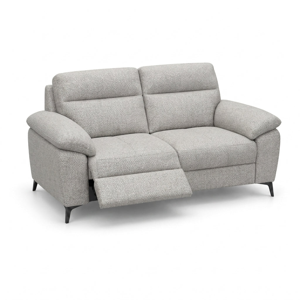 Nicoletti Vivaldi 2 Seater Recliner Sofa On Legs - 2 Seater Double Power Recliner on Legs NA/NE - Power Recliner with USB-C 2 Seater Sofas Sterling Home 5 Gaston 724 Visone