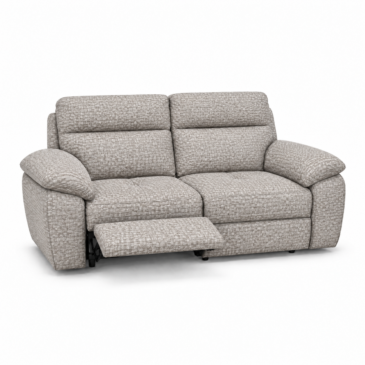 Nicoletti Vivaldi 3 Seater Recliner Sofa    - 3 Seater Double Power Recliner NA/NE  - Power Recliner with USB-C — Gaston 724 Visone, gallery image 1