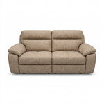 Nicoletti Vivaldi 3 Seater Recliner Sofa - 3 Seater Double Power Recliner NA/NE - Power Recliner with USB-C 3 Seater Sofas Sterling Home 7 Gaston 734 Sabbia