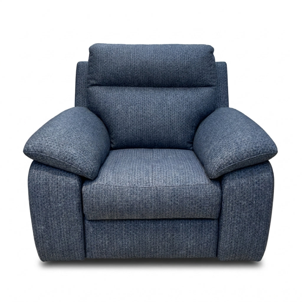 Nicoletti Vivaldi Recliner Armchair - Power Recliner Chair NA/NE - Power Recliner with USB-C Armchairs Sterling Home 8 Gaston 737 Blu