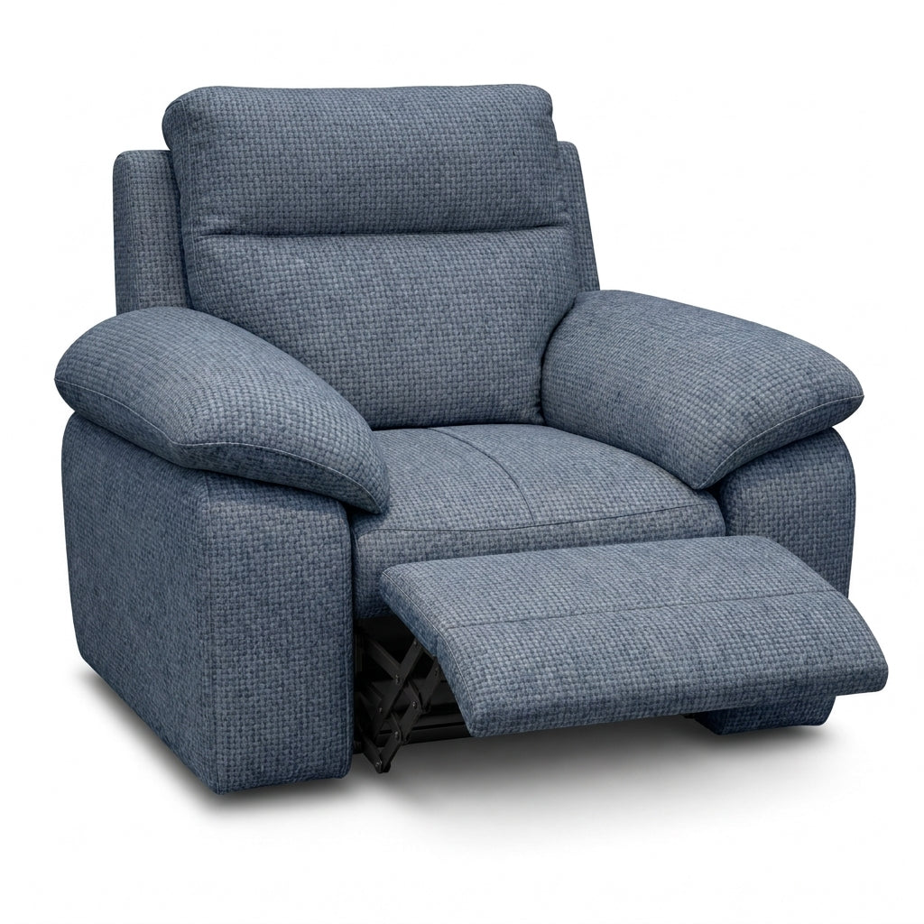 Nicoletti Vivaldi Recliner Armchair - Power Recliner Chair NA/NE - Power Recliner with USB-C — Gaston 737 Blu, gallery image 2