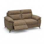 Nicoletti Vivaldi 2 Seater Recliner Sofa On Legs - 2 Seater Double Power Recliner on Legs NA/NE - Power Recliner with USB-C 2 Seater Sofas Sterling Home 9 Gaston 744 Nocciola