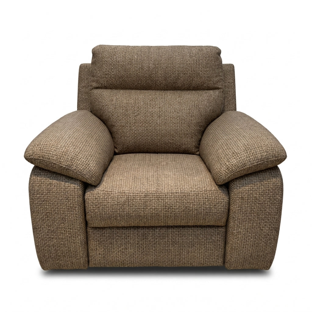 Nicoletti Vivaldi Recliner Armchair - Power Recliner Chair NA/NE - Power Recliner with USB-C Armchairs Sterling Home 9 Gaston 744 Nocciola
