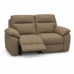 Nicoletti Vivaldi 2 Seater Recliner Sofa - 2 Seater Double Power Recliner NA/NE - Power Recliner with USB-C 2 Seater Sofas Sterling Home 9 Gaston 744 Nocciola