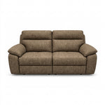 Nicoletti Vivaldi 3 Seater Recliner Sofa - 3 Seater Double Power Recliner NA/NE - Power Recliner with USB-C 3 Seater Sofas Sterling Home 9 Gaston 744 Nocciola
