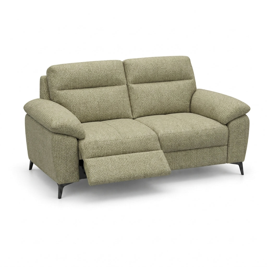 Nicoletti Vivaldi 2 Seater Recliner Sofa On Legs - 2 Seater Double Power Recliner on Legs NA/NE - Power Recliner with USB-C 2 Seater Sofas Sterling Home 10 Gaston 748 Salvia