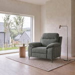 Nicoletti Vivaldi Armchair On Legs  - Chair on Legs NA/NE — Gaston 758 Verde, gallery image 1