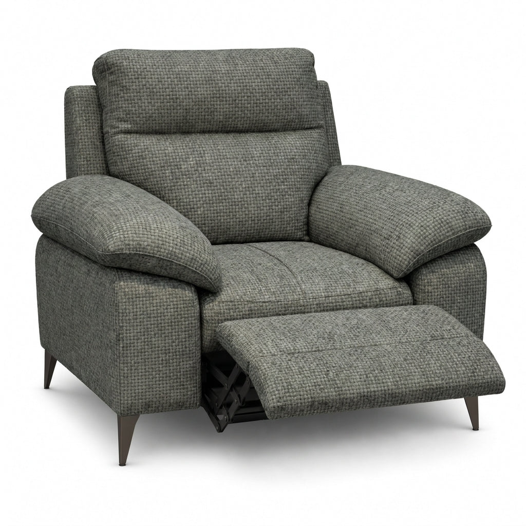 Nicoletti Vivaldi Recliner Armchair On Legs  - Power Recliner Chair on Legs NA/NE - Power Recliner with USB-C